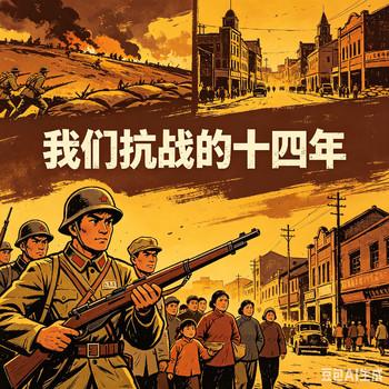 我们抗战的十四年封面