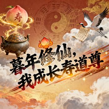 暮年修仙，我成长寿道尊封面